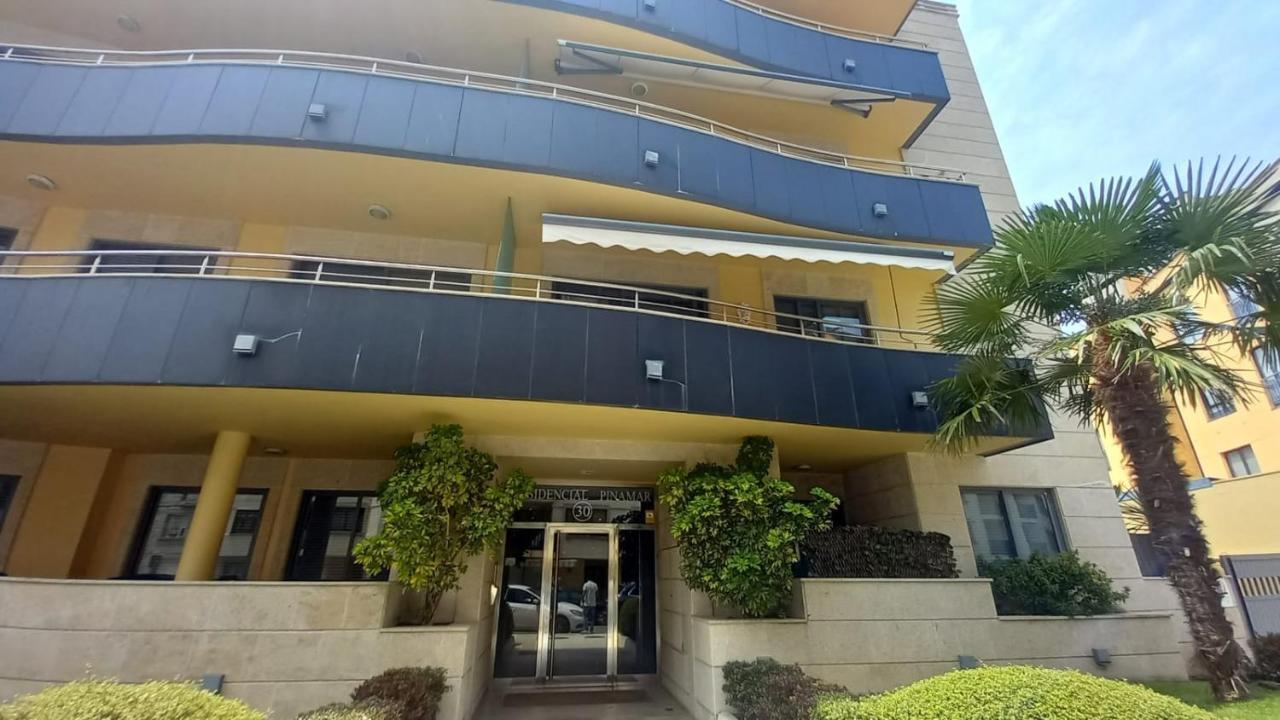 Apartamento en urbanización con piscina en Playa de Silgar Sanxenxo Exterior foto