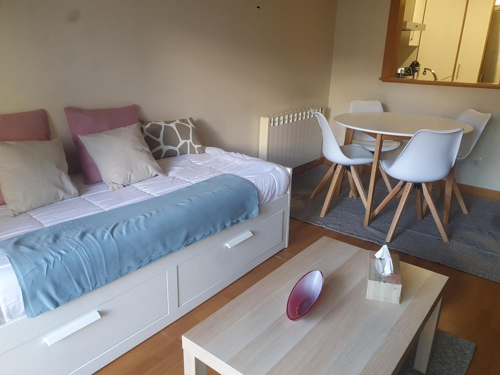 Apartamento en urbanización con piscina en Playa de Silgar Sanxenxo Exterior foto