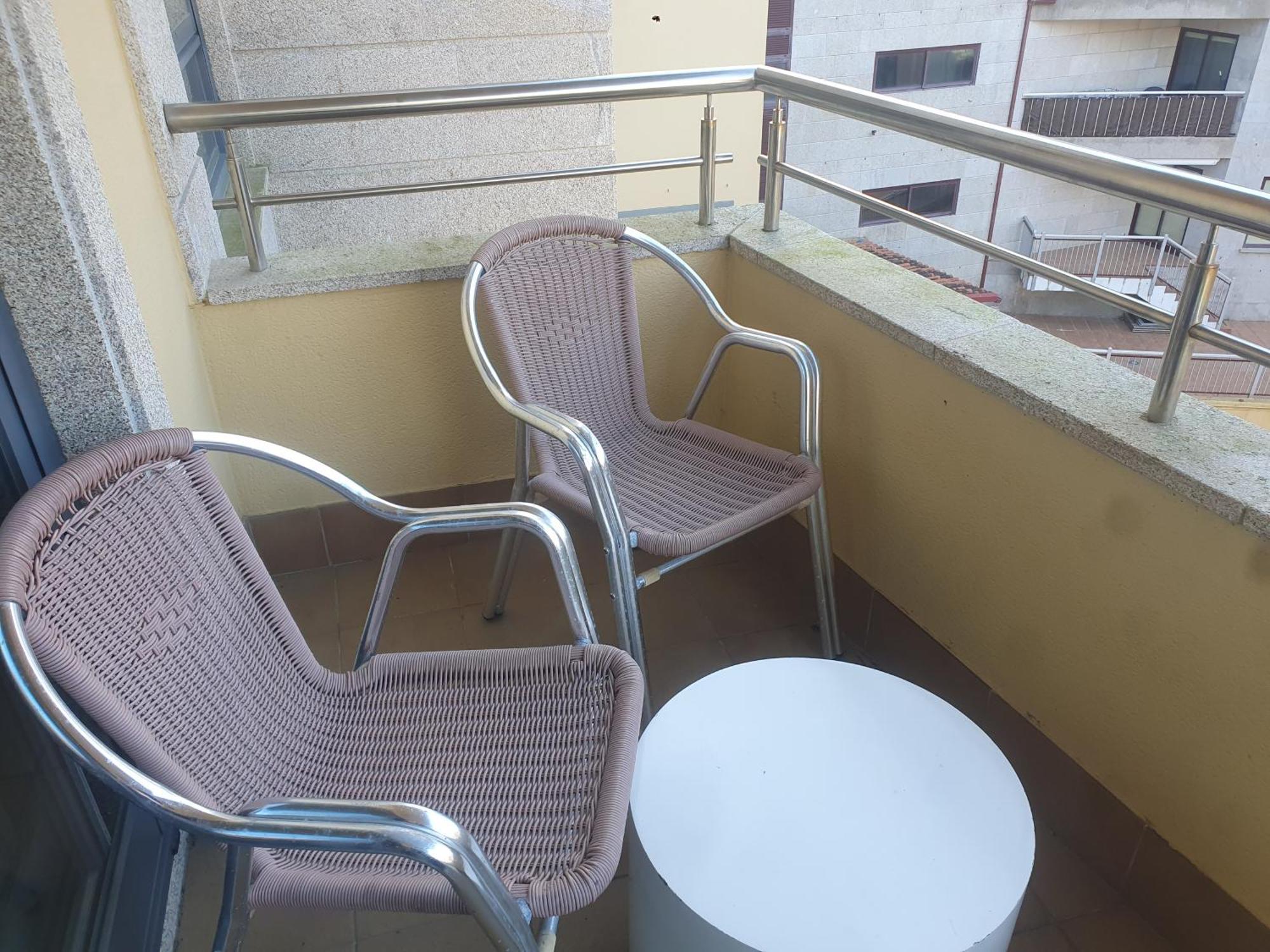 Apartamento en urbanización con piscina en Playa de Silgar Sanxenxo Exterior foto